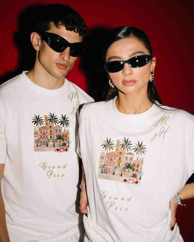 White Embroidered T-Shirt